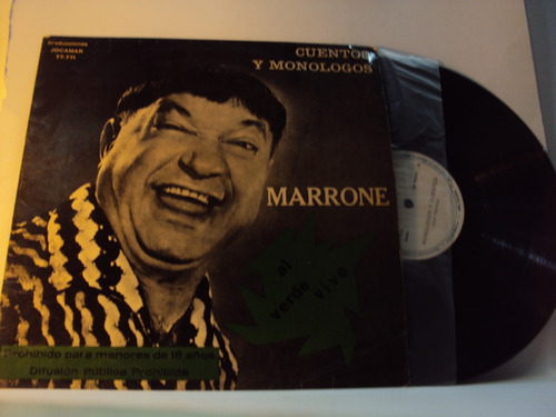 Vinilo Lp 140 Marrone Cuentos Y Monologos