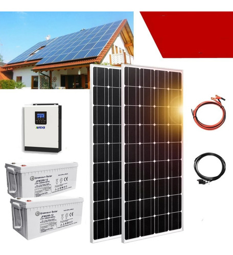 Kit Solar Sistema Fotovoltaico 900w × H