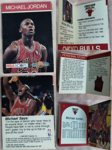 Michael Jordan Tarjeta Nba Hoops 1990 Original