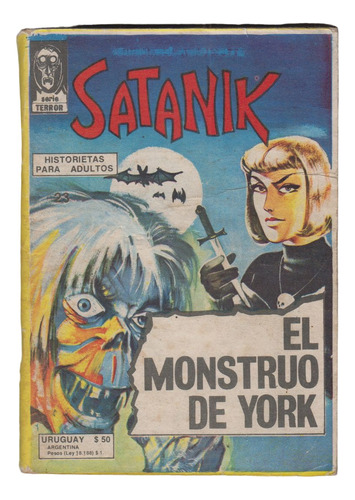 Comic Terror Satanik N°23 Bunker Magnus Fumetto Nero Uruguay