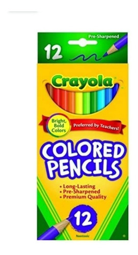 Colores Crayola Paq De 12 Unidades 