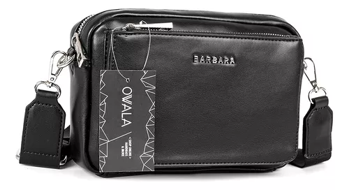 Cartera Bandolera Simil Cuero Barbara Bags Dama Bolso Mujer