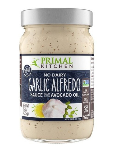 Primal Kitchen Organico Salsa Alfredo Ajo 425grs.