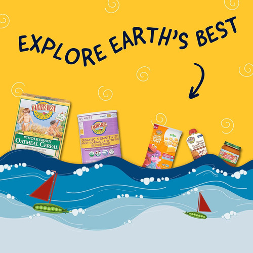 Earth's Best Fórmula Orgánica Para Bebés De 0 A 12 Meses, Fó