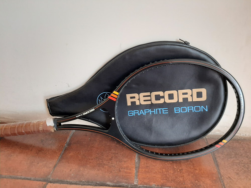 Raqueta Record Graphite Born -ind Argentina- Martinéz Negro 4 (Usado)