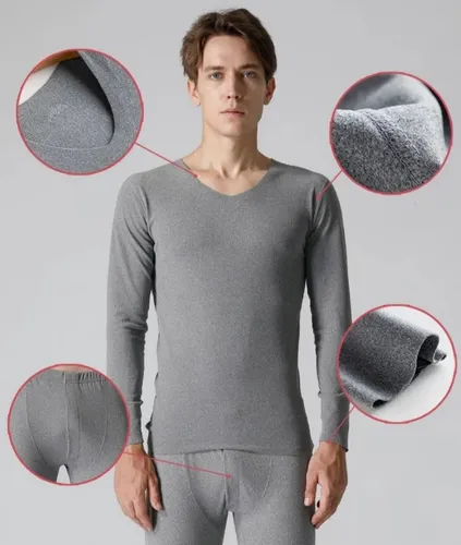 Ropa Termica Color Gris De Hombre