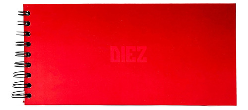 Libreta Dibujo Bocetos Horizontal  24.8 X 11.6 Diez