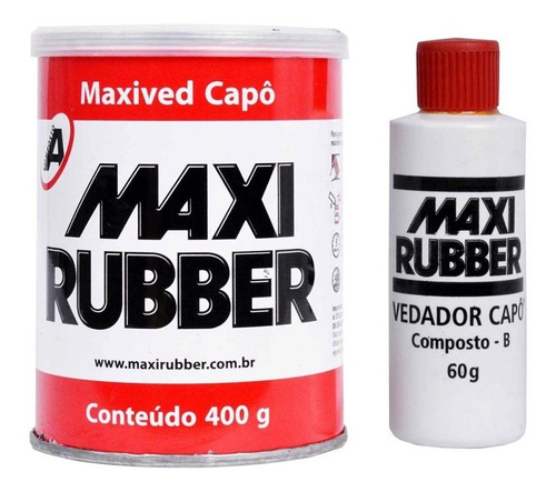 Maxived Capô 400g + Vedador 60g 4mg040 Maxi Rubber