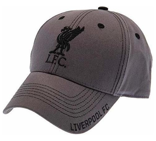 Gorro De Invierno Gorra Gris Con Escudo Del Liverpool Fc - M