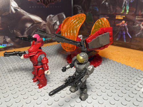 Megabloks Mega Construx Halo Covenant Vs Spartans (3) (Usado)