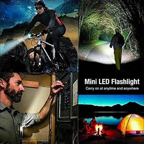 Linterna Tactica Mini Usb Recargable Zoom Led Estuche 3 Modo Linterna Negro Luz Blanco