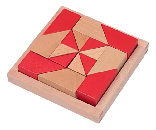 Bloques De Madera Rompecabezas Montessori Rompecabezas