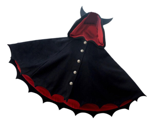 Capa Con Capucha Para Halloween, Disfraz Gótico Para 4xl