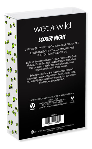 Set De Brochas De Maquillaje Wet N Wild Scooby Doo Scooby Ni