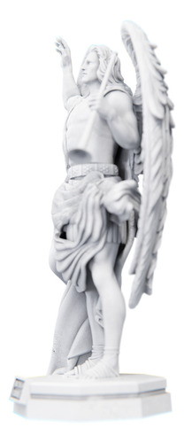 Estátua São Gabriel Arcanjo Mensageiro - Coleção Sublime Cor Cor Mármore