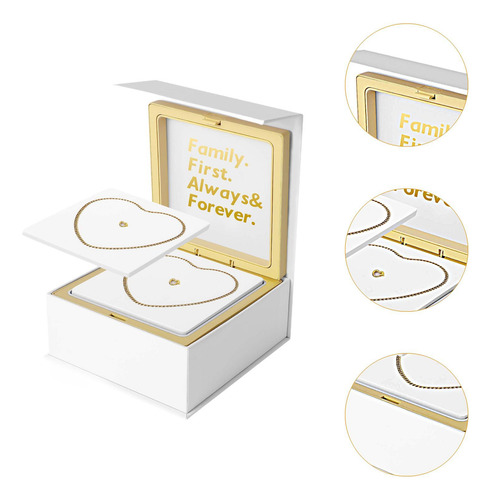 Kit De Pulsera Permanente Diy Pulsera Cerrada 1 Par De Oro