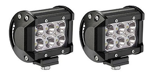 Senlips - 2 Bombillas Led Cree De 18 W Para Luces Antiniebla