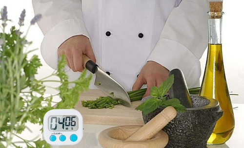 Set De 12 Mini Temporizadores Digitales Para Cocina Interrup
