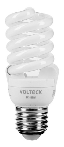 Foco Espiral Mini Luz Cálida Volteck 