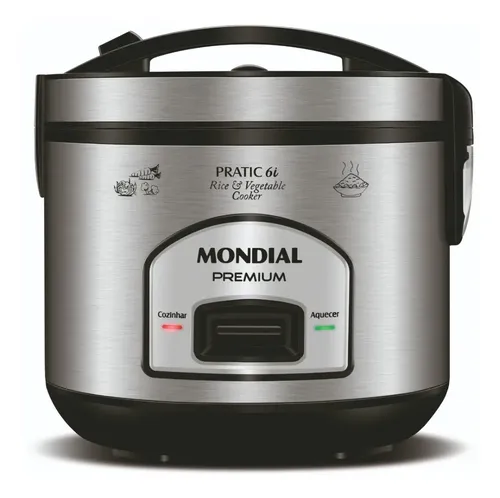 Panela Elétrica De Arroz Pratic Rice Pe-43-6X Inox Mondial