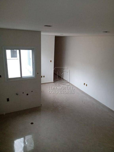 Cobertura Com 2 Dormitórios À Venda, 52 M² Por R$ 400.000,00 - Parque Das Nações - Santo André/sp - Co4664