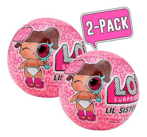 Pack De 2 Muñecas Lol Surprise Lil Sisters Eye Spy Series