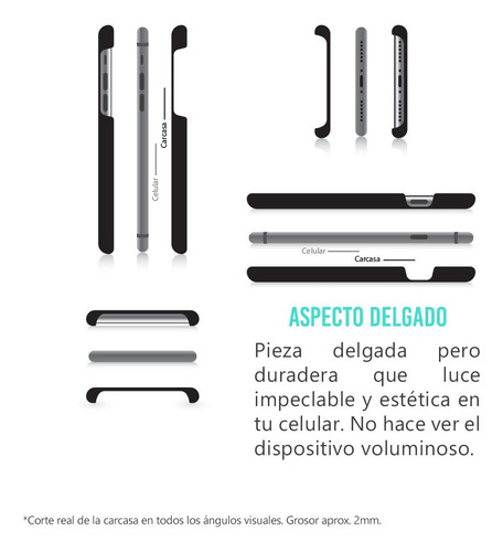 Carcasa Para Celular Camuflado Nocturno - Phonetify