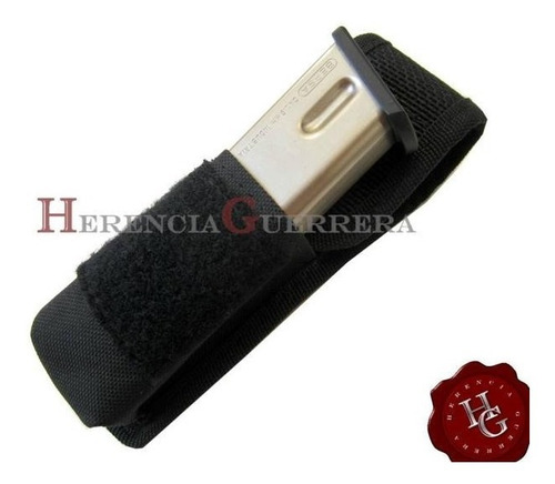 Imagen 6 de 8 de Porta Cargador Simple 9mm Tactico Molle Coihue 523 Negro
