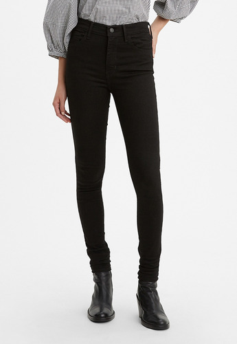 Jeans Mujer 720 High-rise Super Skinny Negro Levis