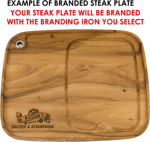 Plancha Para Marcar Carne Con La Letra H De Fans Bbq