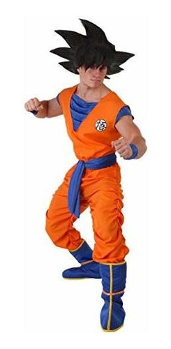 Disfraz Talla Plus Size 2x Para Hombre De Goku De Dragon