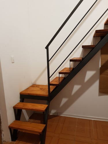Escaleras Rectas Caracol Hierro Y Madera