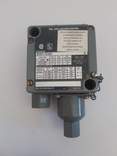 Interruptor De Presión Allen Bradley 836t-t250j