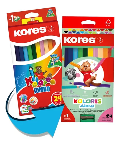 Kit Escolar Kores Preescolar Jumbo Plus