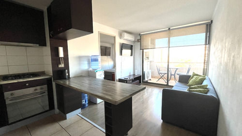 Arriendo Dpto. 1d1b Con Vista Despejada En San Miguel