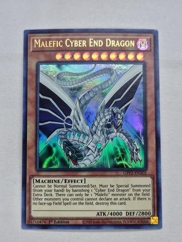 Malefic Cyber End Dragon Ultra Raro Yugioh