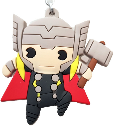 Llavero Thor Goma Avengers Marvel