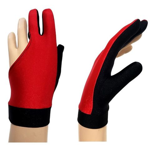 Imagen 2 de 7 de Guantes De Billar Licra De Alta Calidad Set De 4 Colores