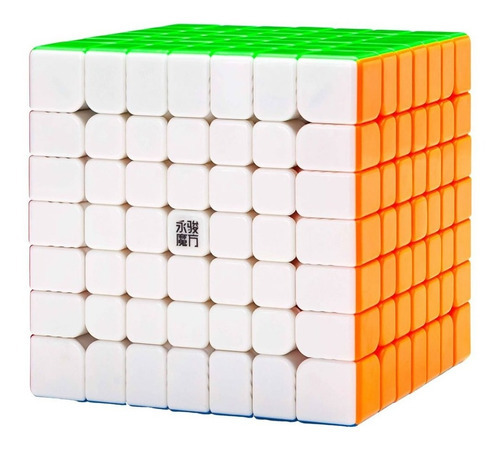 Cubo Rubik 7x7 Yj Moyu Yufu V2m Magnetico 7x7x7 Color De La Estructura Stickerless