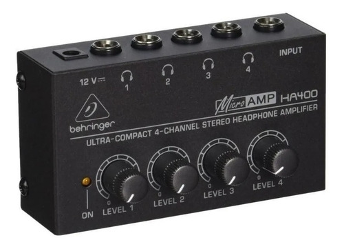Amplificador De Audífonos Behringer Ha400
