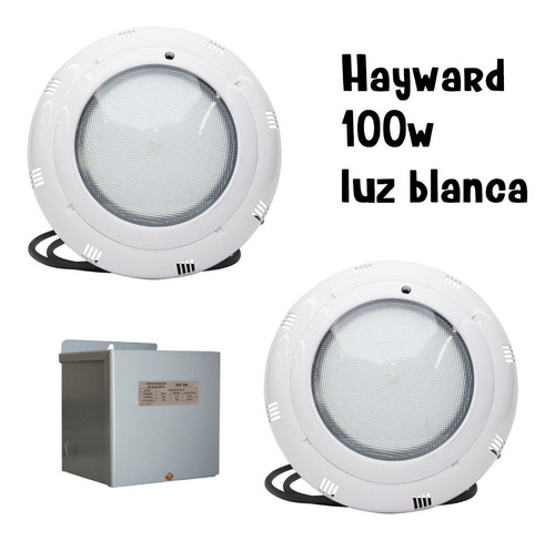 Kit 2 Lámparas Reflector Alberca Hayward 100w/12v +transf