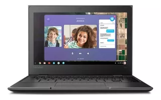 Laptop Lenovo Chromebook 100e Chromebook A4 4gb 32gb Negro