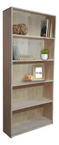 Comprar Biblioteca Organizador Recta 80 Cm Madera De Pino Maciza Color Natural