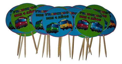 Promo Cotillon Personalizado Tayo Autobus 20 Chicos