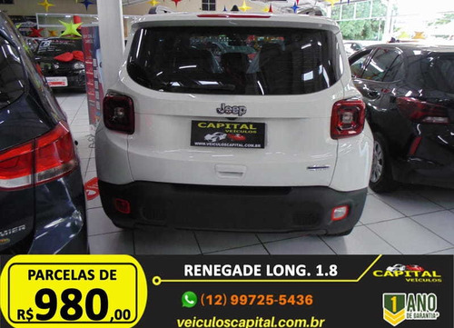 Imagem 6 de 15 de Jeep Renegade Longitude 1.8 Flex Automatico