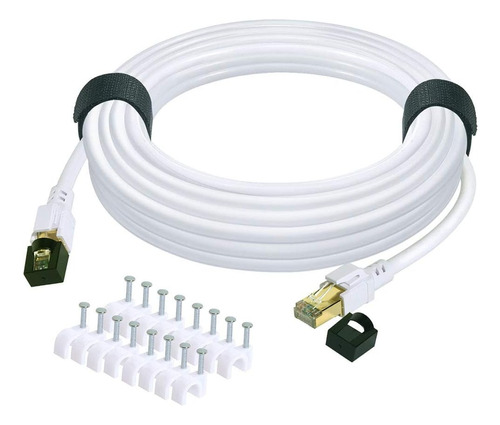 Cable Ethernet Cat 8 Cable Lan De Red De Internet De 50 Pies