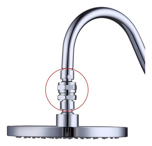 Banheiro Chuveiro Arm Joint Adaptador De Chuveiro De Cobre