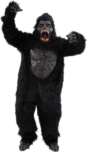 Disfraz De Gorila King Botarga Terror Halloween Ghoulish