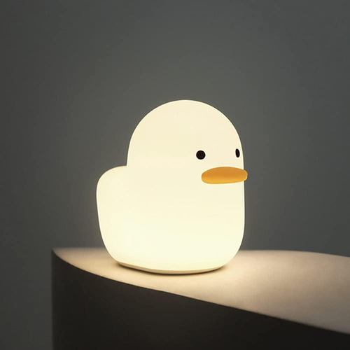 Led Pato Luz Nocturna, Lámpara De Noche De Silicona Para Gu