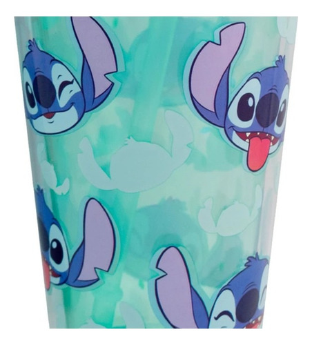 Vaso Doble Pared Con Tapa De Domo Stitch Id 1182604 Aqua
